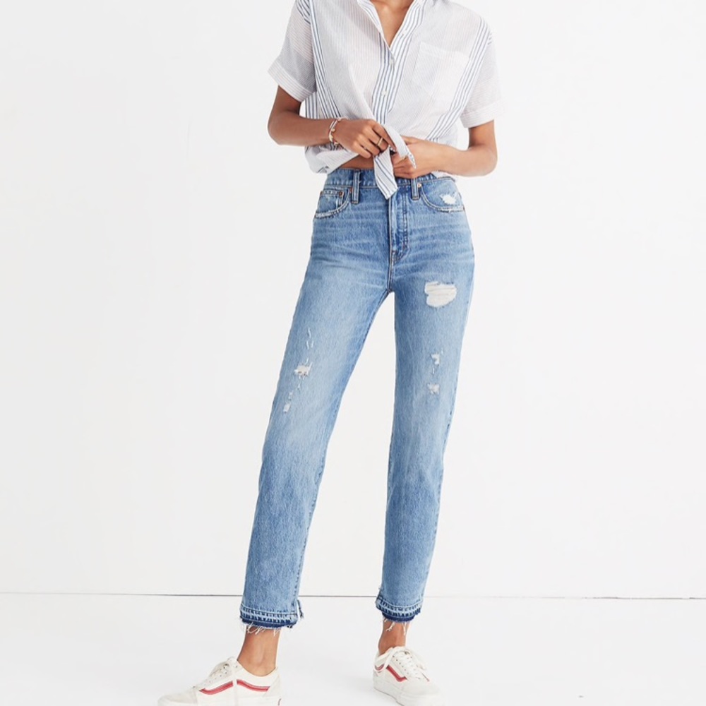 Madewell classic straight Jean 25